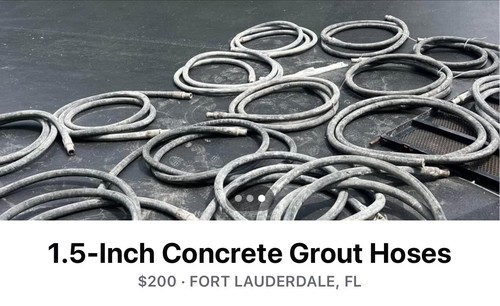 1.5 Inch Concrete Grout Hoses