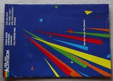 Activision Video Game Cartridge Catalog Purple Mini 1983 Excellent