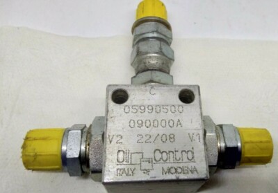 Oil Control Hydraulic Shuttle Valve 05990500  G1/4 WP 210 Bar 