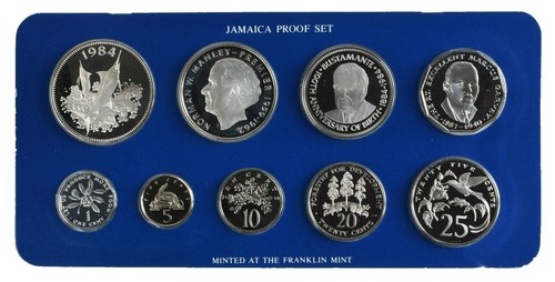 1984 United Kingdom Brilliant Uncirculated Coin Collection 8 Coin