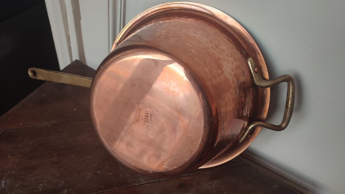 Paiolo In Rame Agnelli 20cm Con Manico Legno - Per Cucina Professionale E Casa - Foto 13