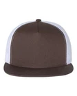 Yupoong 6006 YP Classics 5-Panel Trucker Hat Mesh Back Snapback Flat Bill Cap