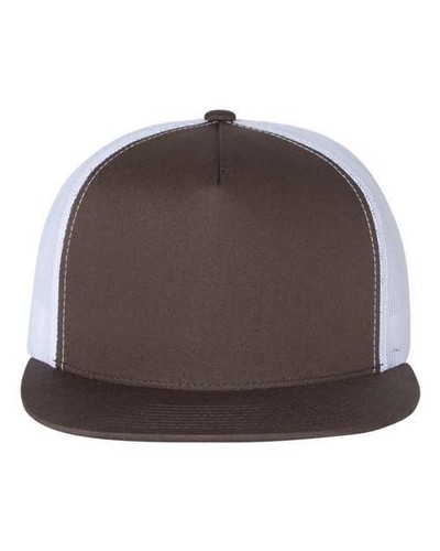 Yupoong Classics 6006 Adult 5 Panel Hat Structured High Profile Trucker Cap - Picture 12 of 66