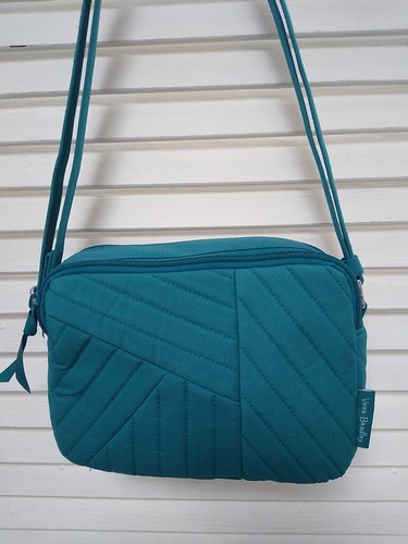 Vera Bradley Evie Crossbody Purse In Forever Green - Picture 2 of 4