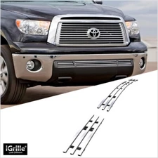 Fits 2010-2013 Toyota Tundra Lower Bumper Chrome Billet Grille Grill Insert