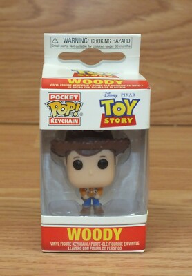Disney / Pixar Toy Story Pocket Pop! Keychain Woody Vinyl in Box *READ* 