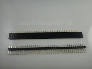 20Pcs 2.54MM 40 Pin Male Single Row Pin Header Strip sy