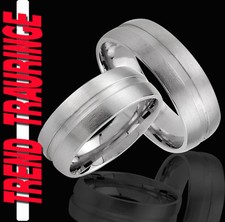 2 Partner Ringe & Gratis GRAVUR Eheringe Trauringe Verlobungsringe * TE2