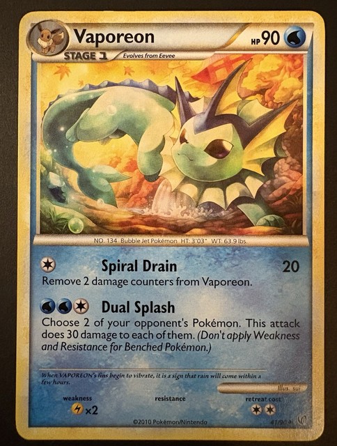 Vaporeon #41 (Undaunted (2010))