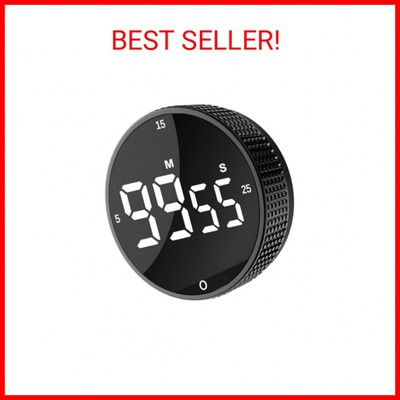 Upgrade Digital Kitchen Timer - Magnetic Countdown Countup Visual Pomodoro Timer