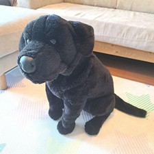 Animal Alley Labrador Plush Toy, Black, Life-Size, Big Dog, Black #QYFFM9