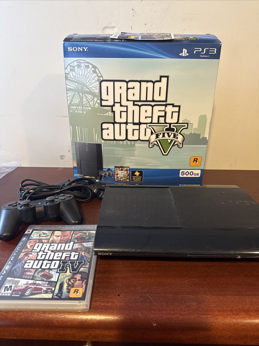 Buy Sony Playstation 3 Super Slim Grand Theft Auto V 500GB Black
