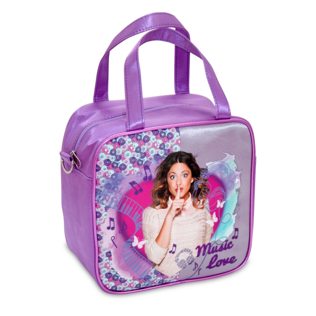 Violett Music Love Tasche Handtasche 21x21cm Original DISNEY 6290₽