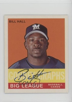 2007 Upper Deck Goudey Graphs Bill Hall #GG-HA Auto 0af