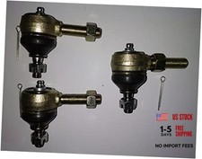 Set of 3pcs Sealed SteeringTie Rod Ends 7359 7540 with Grease Fitting