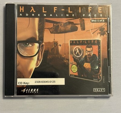 Half-Life: Adrenaline Pack (PC, 1999) Discs 1