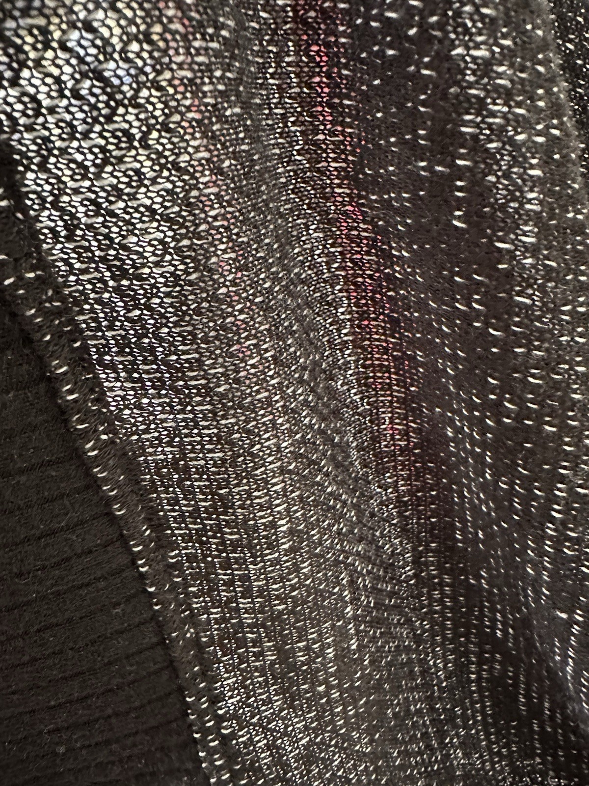 John Mark Patchwork Tunic Sweater Size Medium Bla… - image 11