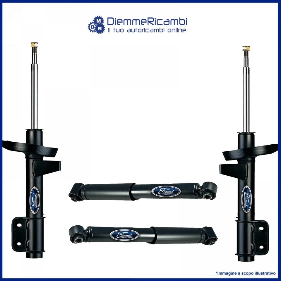 KIT 4 AMMORTIZZATORI ORIGINALI FORD MOTORCRAFT FORD FIESTA VI Tamponi + Supporti - Bild 2 von 4