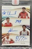 2020-21 Immaculate Collegiate Quad Auto Edwards Wiseman Ball Toppin /25