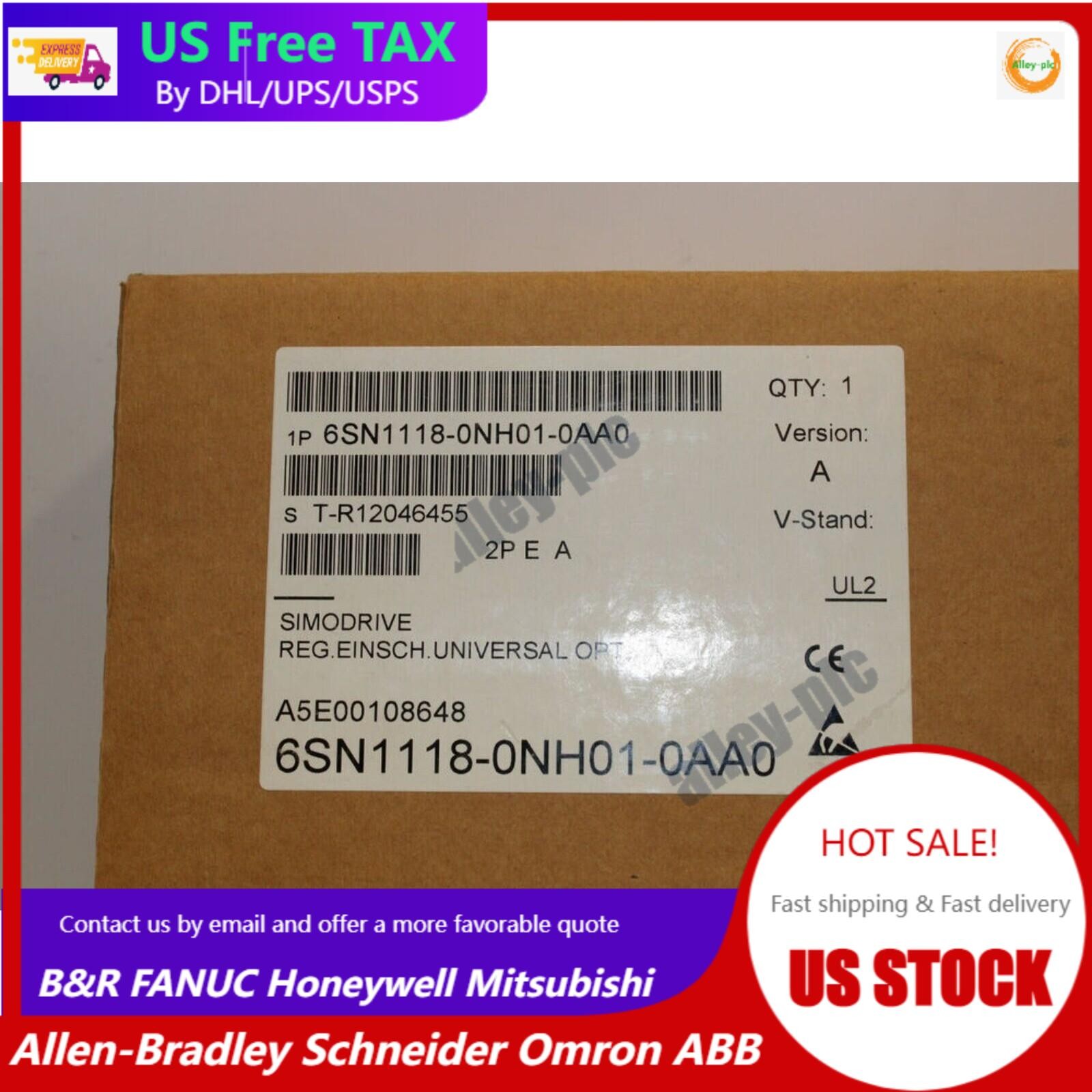 New Siemens 6SN1118-0NH01-0AA0 6SN11180NH010AA0 SIMODRIVE 611 universal HR