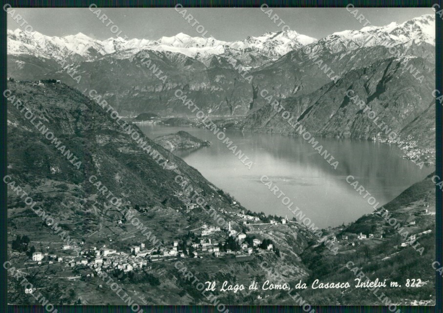 Como Casasco d'Intelvi Lago di Como Foto FG cartolina KB3782