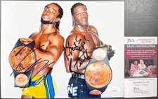 WWE NXT Kofi Kingston & R-Truth Signed 8x10 Photo Authentic Autograph JSA COA