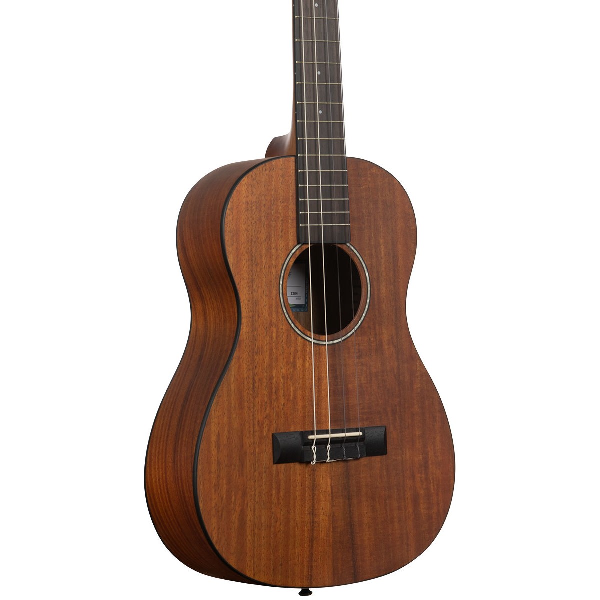 Kala KA-KOA-B Hawaiian Koa Baritone Ukulele, Satin Natural