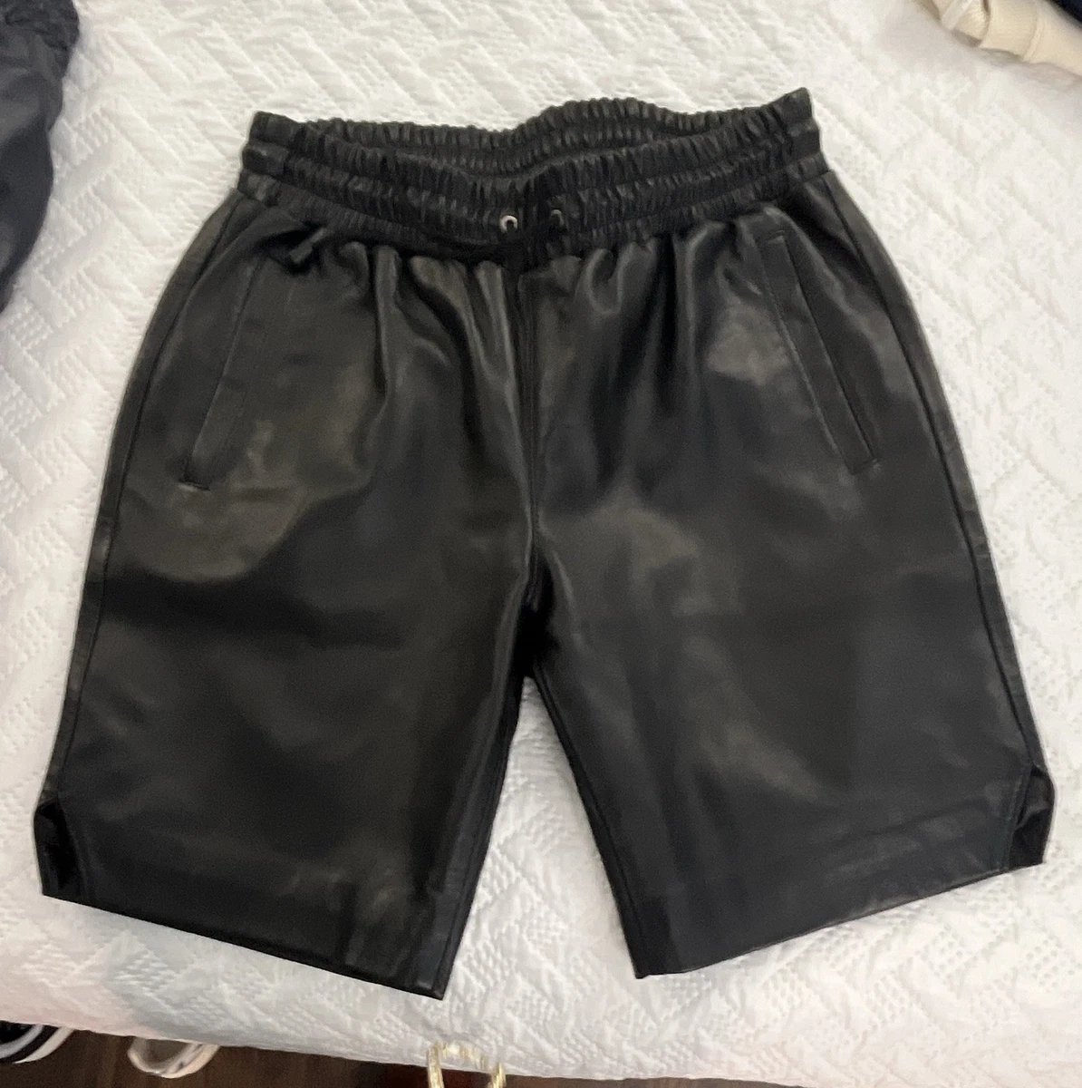 Faux Leather Shorts for Men for sale | eBay