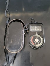 Vintage Weston Master Cine Exposure Meter Model 720 w/Case Tested Working