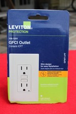 Leviton GFNT1-PT Light Almond Thermoplastic 15A 125V Duplex GFCI Outlet