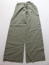 Vince Women's Solid Print Mid-Rise Utility Drawstring Pant NC3 Olive Green Small