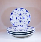 Arnold Krog - Royal Copenhagen Blue Fluted Musselmalet - 4 Plates 1085