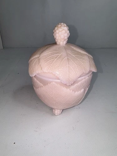 Vintage Pink Milk Glass