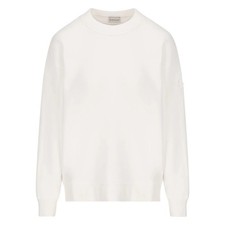 Moncler Detailed Logo On Back White Sweatshir...