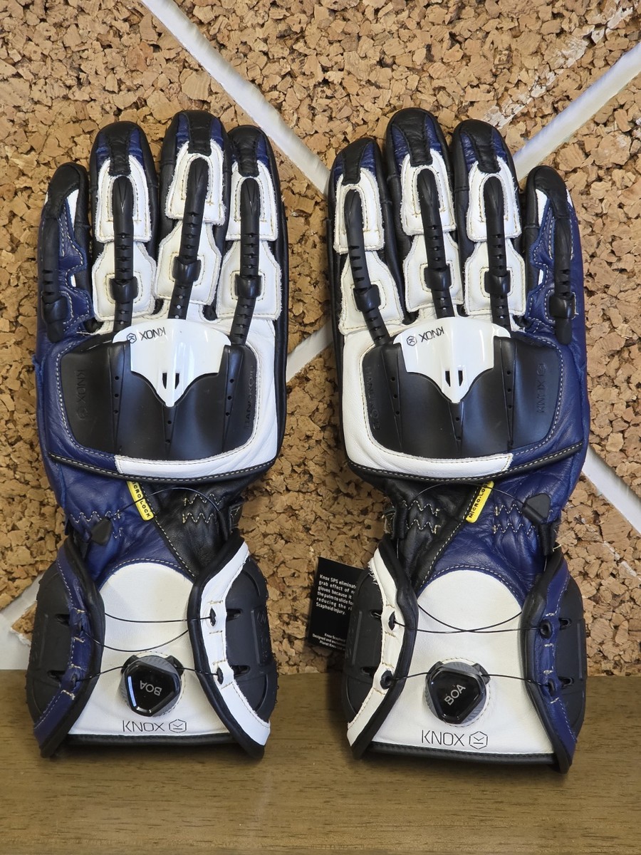 Knox Handroid MK4 - XL -Men's Motorcycle Gloves Blue