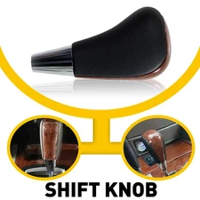PU Leather Car Gear Shift Rod Head Shifter Lever Knob For Lexus Toyota Corolla S