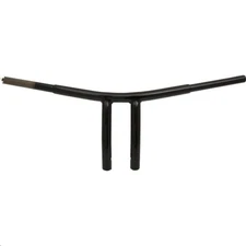 Drag Specialties 0601-4284 1-1/4in. Buffalo Radius T-Bar - 8in. - Gloss Black