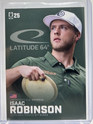 2025 DGPT Isaac Robinson Base MPO 5 - Disc Golf Card - NM/M