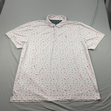 William Murray Shirt Mens 3XL Multicolor Insects Bugs Golf Performance Stretch