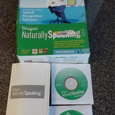 Nuance Dragon NaturallySpeaking 9 Preferred Speech Recognition CD Windows Engli  