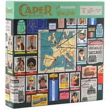 Caper Europe | Strategic -Player Board Game for Ages 10+ | Fast-Paced Card Dr...