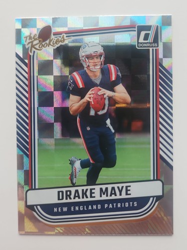 Drake Maye #TR-39 2024 Panini Donruss The Rookies card