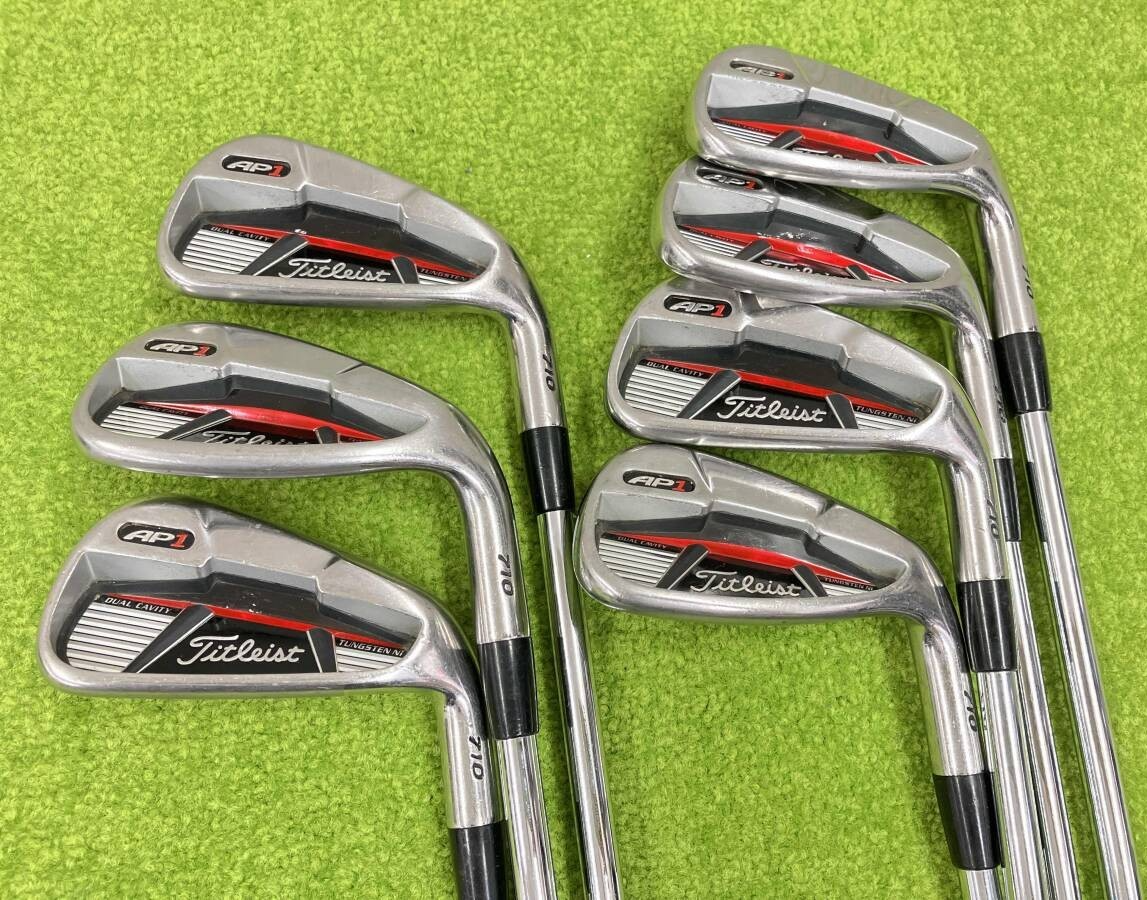 【名器】タイトリスト AP1 710 アイアンセット　5-P メンズ　右　S Titleist AP1 710 Iron Set #5-9,P,W (7Clubs) /Flex S Stiff N.S.Pro