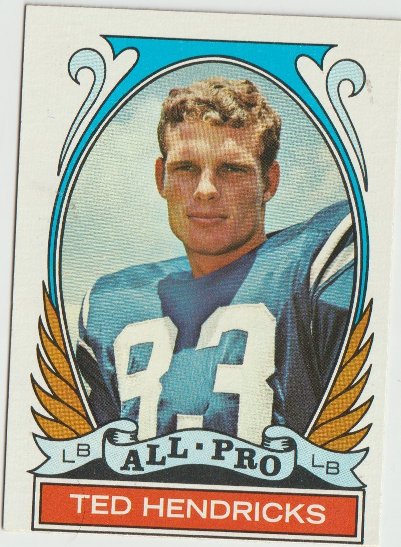 1972 Topps  #281 ted hendricks nm+ or better o/c