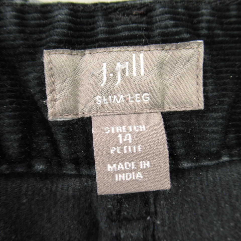 J Jill Jeans Womens 14 Petite Stretch Pockets Corduroy  Straight Leg Mid Rise - Image 3 of 4