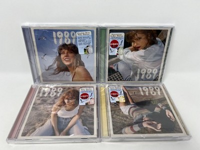 Lot of Four 1989 (Taylor's Version) Taylor Swift CDs Blue Pink Green Yellow