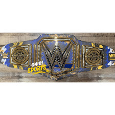 Undisputed Wrestling Championship Replica Title Belt 6MM D Custom Plates Replica