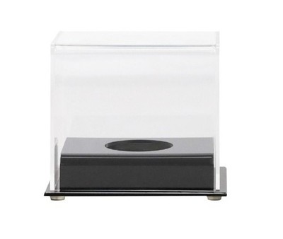 Rock Fossil Mineral Amythest Holder Premium Display Case Stand Acrylic Storage
