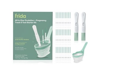 Frida Fertility All-In-One Ovulation Pregnancy Test Kit 30 Easy At-Home Lh