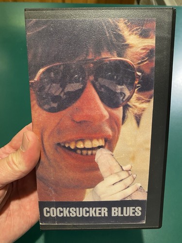 Rolling Stones Cocksucker Blues VHS 1972 Exile On Main Street American Tour Doc - Picture 1 of 5